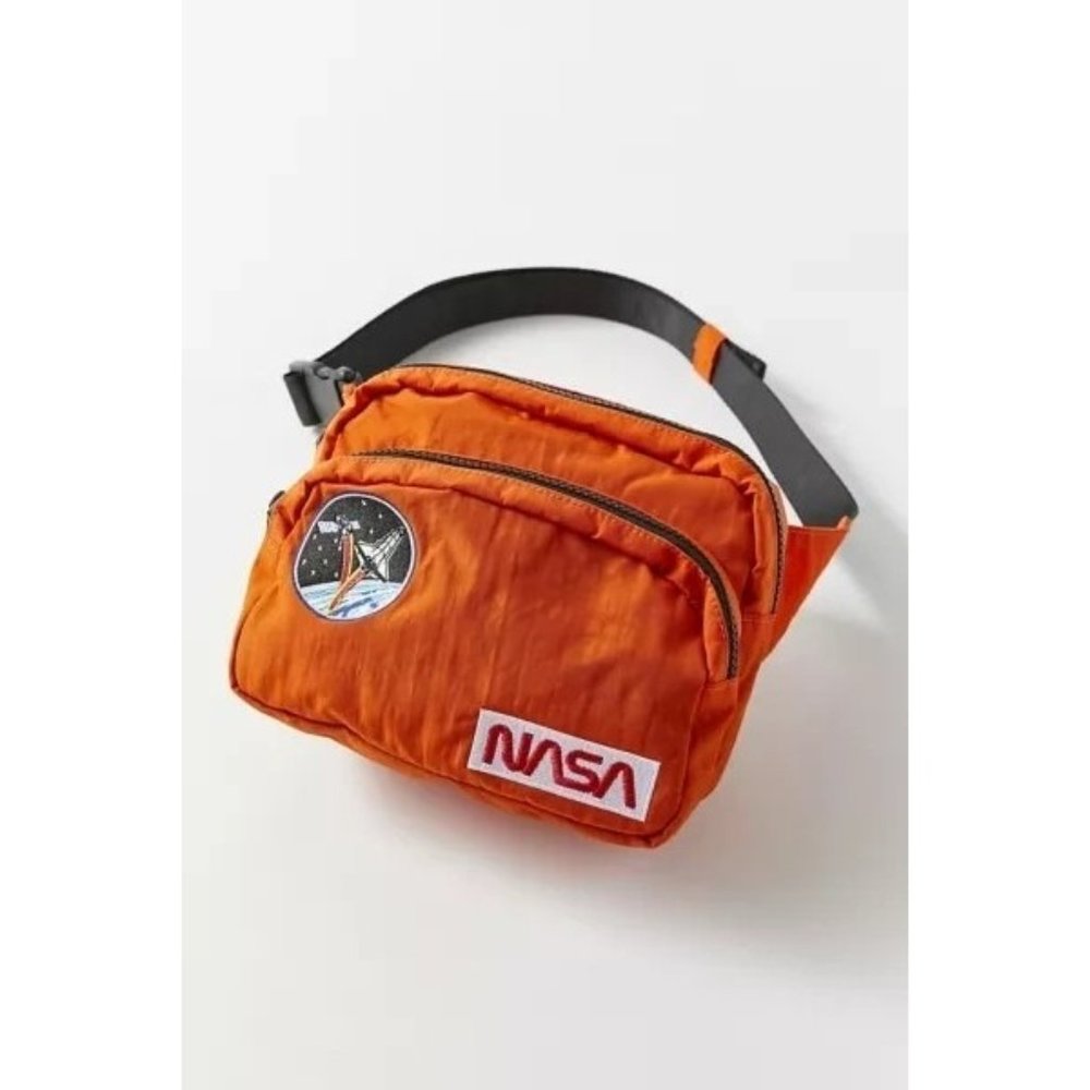 Baggu NASA Space Shuttle Orange Fanny Pack Belt Bag - Picture 3 of 9